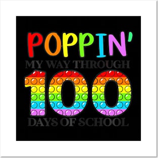 Poppin My Way Through 100 Days Of School Posters and Art